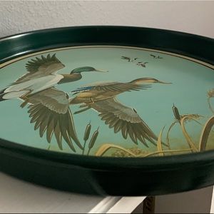 Vintage Avon “mallards in flight” tray